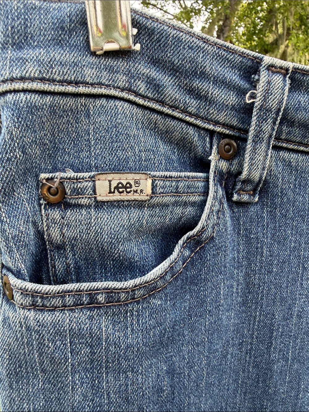 Lee at waist Straight Leg Women's Jeans - Blue - Picture 2 of 4